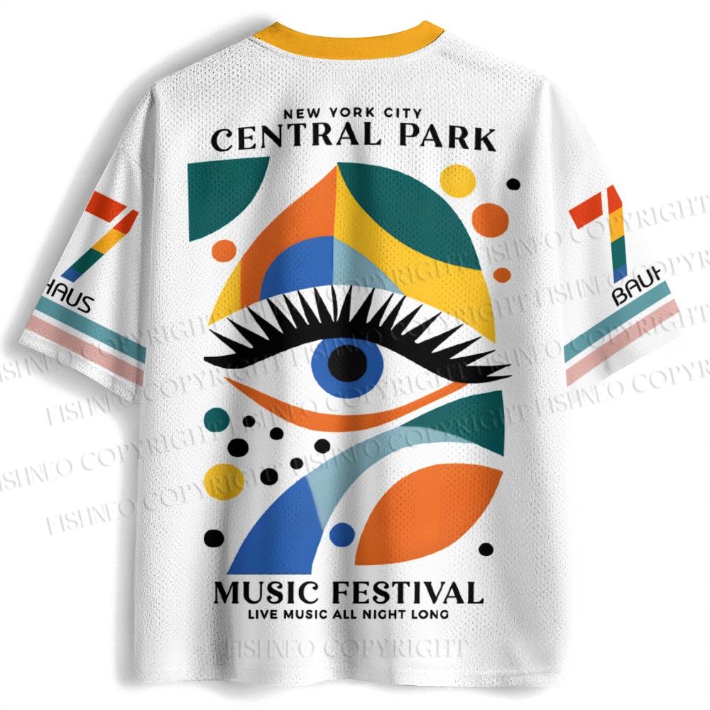 Bauhaus Eye Design Jersey Shirts