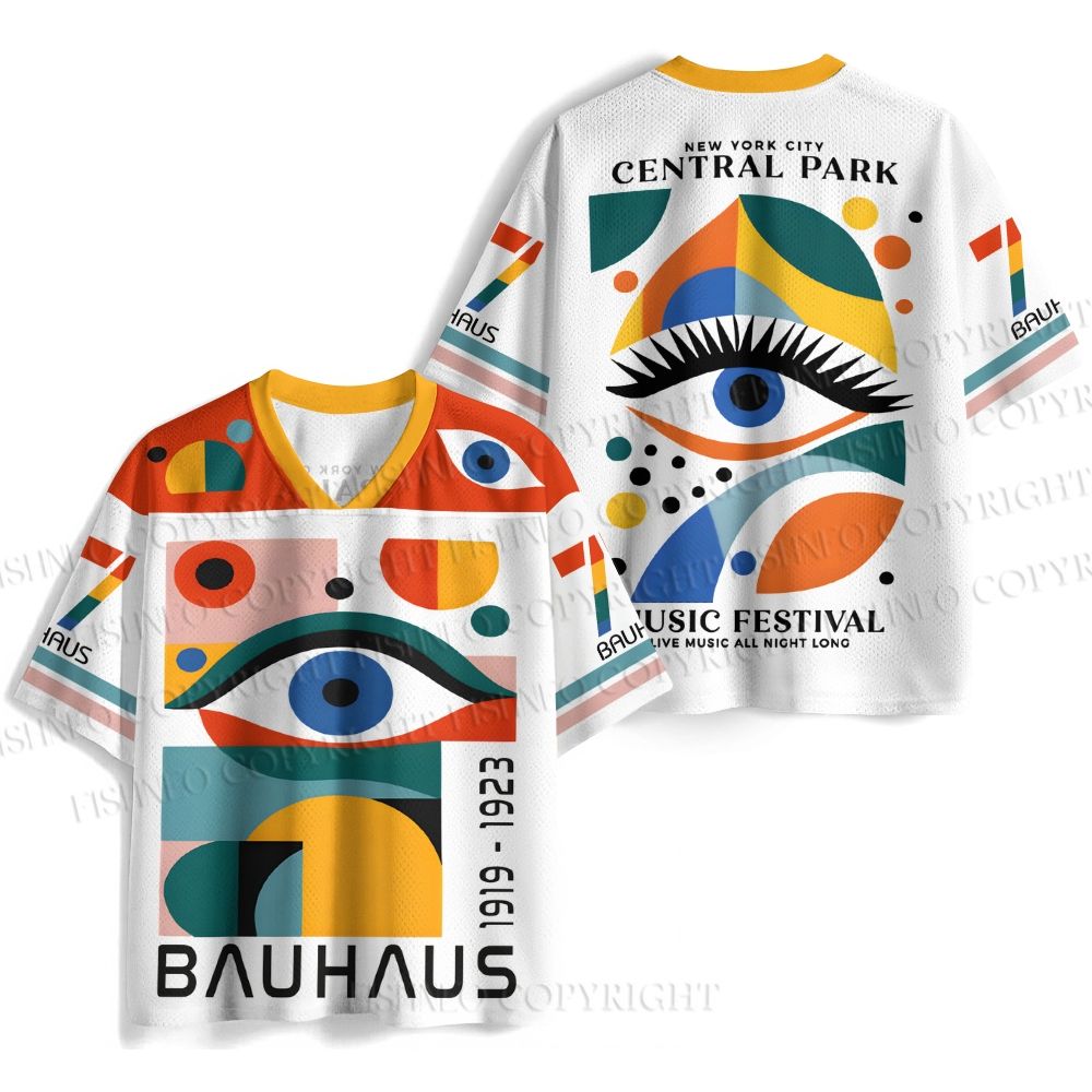 Bauhaus Eye Design Jersey Shirts