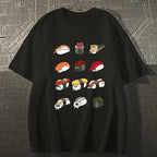 Sushi Cat Japanese Style Classic Tee