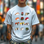 Sushi Cat Japanese Style Classic Tee