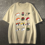 Sushi Cat Japanese Style Classic Tee