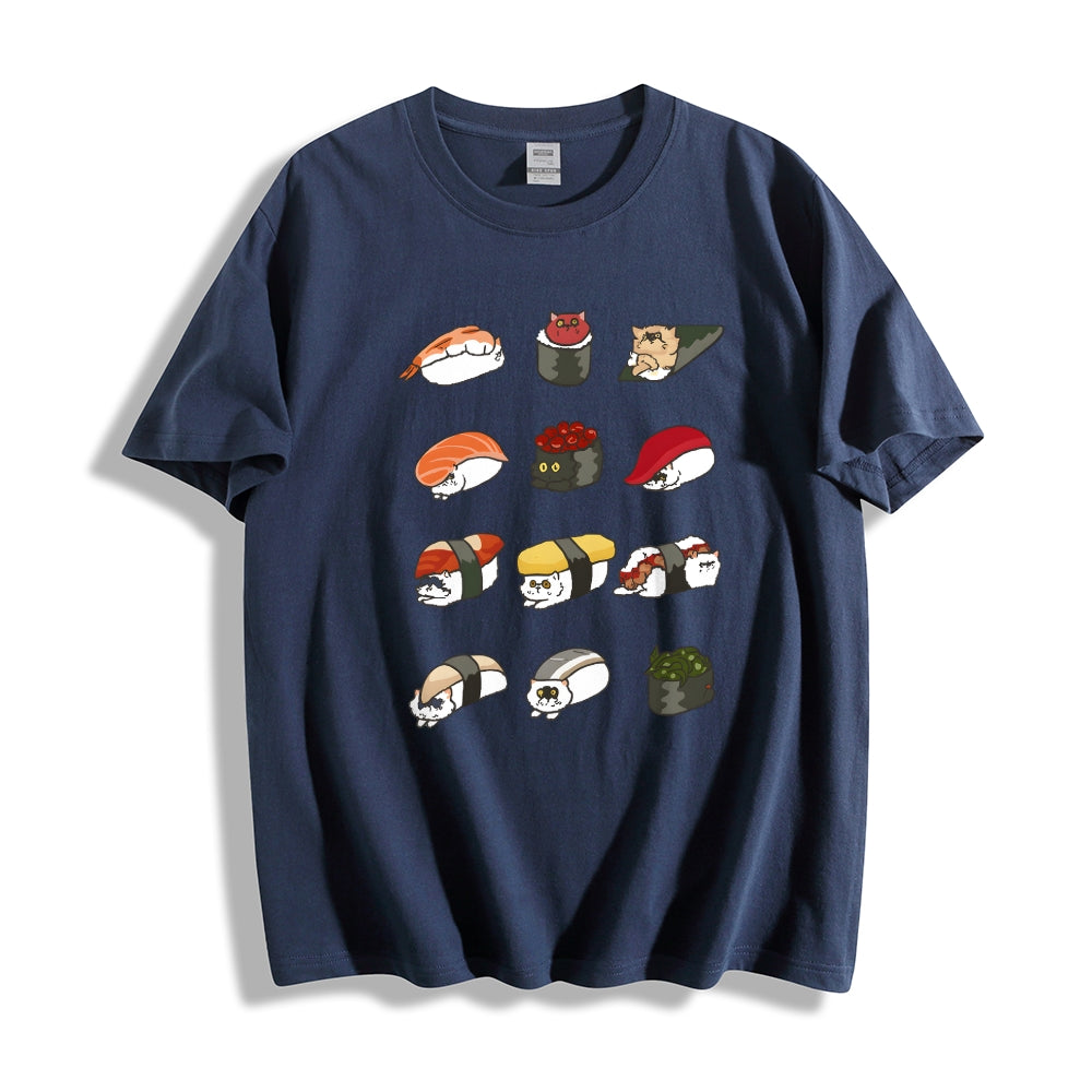 Sushi Cat Japanese Style Classic Tee