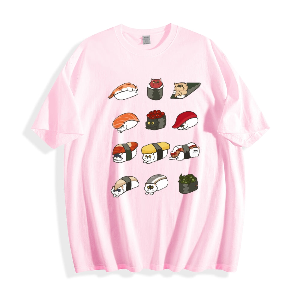 Sushi Cat Japanese Style Classic Tee