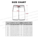 Men's Geometric Owl Printed Casual Beach Plus Size Shorts