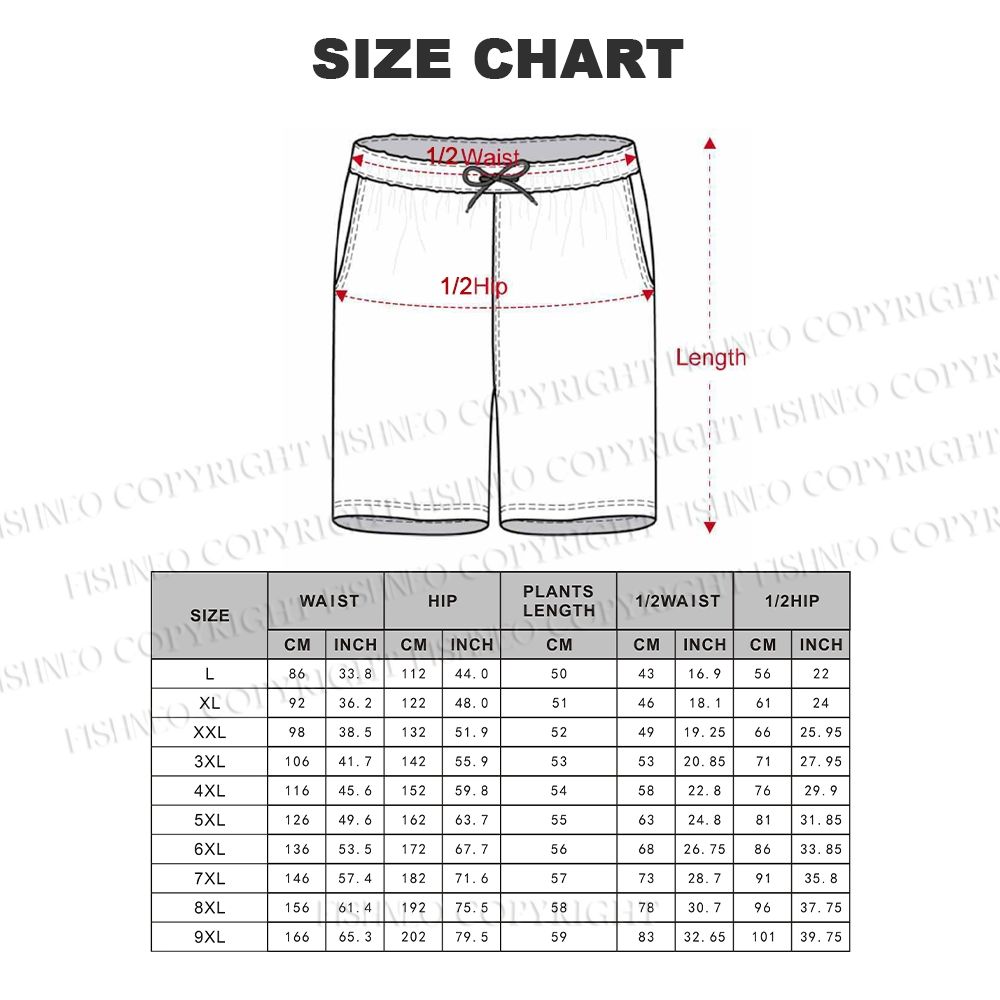 Men's Yayoi Kusama Flower Printed Casual Beach Plus Size Shorts