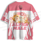 Alpha Male Cat Meme Jersey Shirts