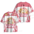 Alpha Male Cat Meme Jersey Shirts
