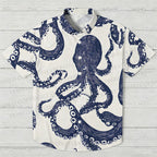 Ocean Octopus Aloha Hawaiian Shirt