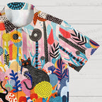 Yayoi Kusama Forest Cat Hawaiian Shirt