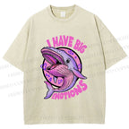 Unisex I HAVE BIG EMOTIONS Printed Washed Tee