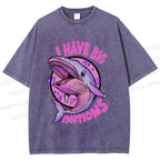 Unisex I HAVE BIG EMOTIONS Printed Washed Tee