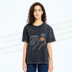 Unisex Dishonest Capybara Printed Washed Tee