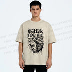 Unisex BARK FOR ME Printed Washed Tee