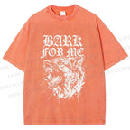 Unisex BARK FOR ME Printed Washed Tee