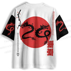 Tokyo Dragon Printed Jersey Shirts