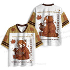 Raccoon Ramen Printed Jersey Shirts