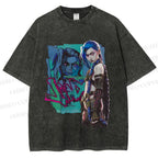 Unisex Jinx Printed Washed Tee