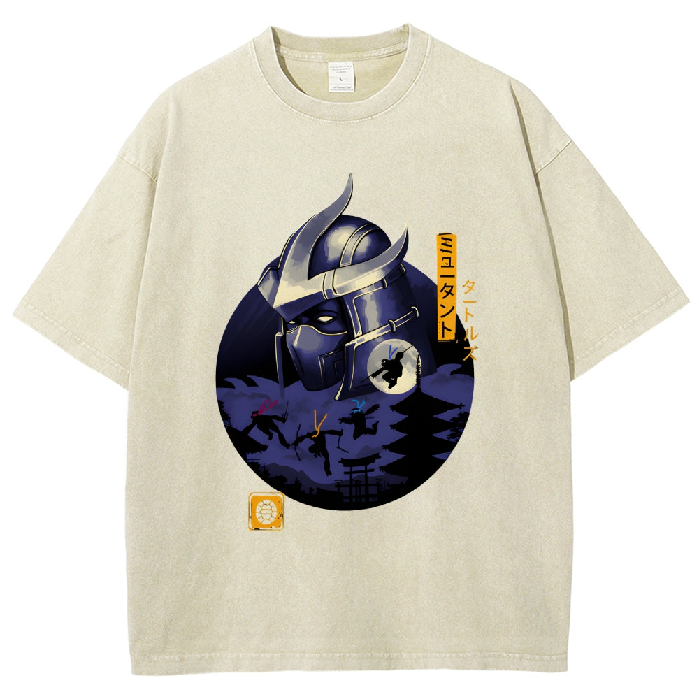 Turtles In Japan Vintage Washed T-shirt