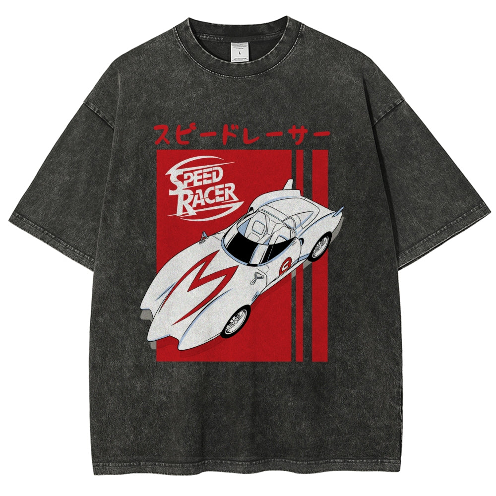 Speed Racer Vintage Japanese Washed T-Shirt