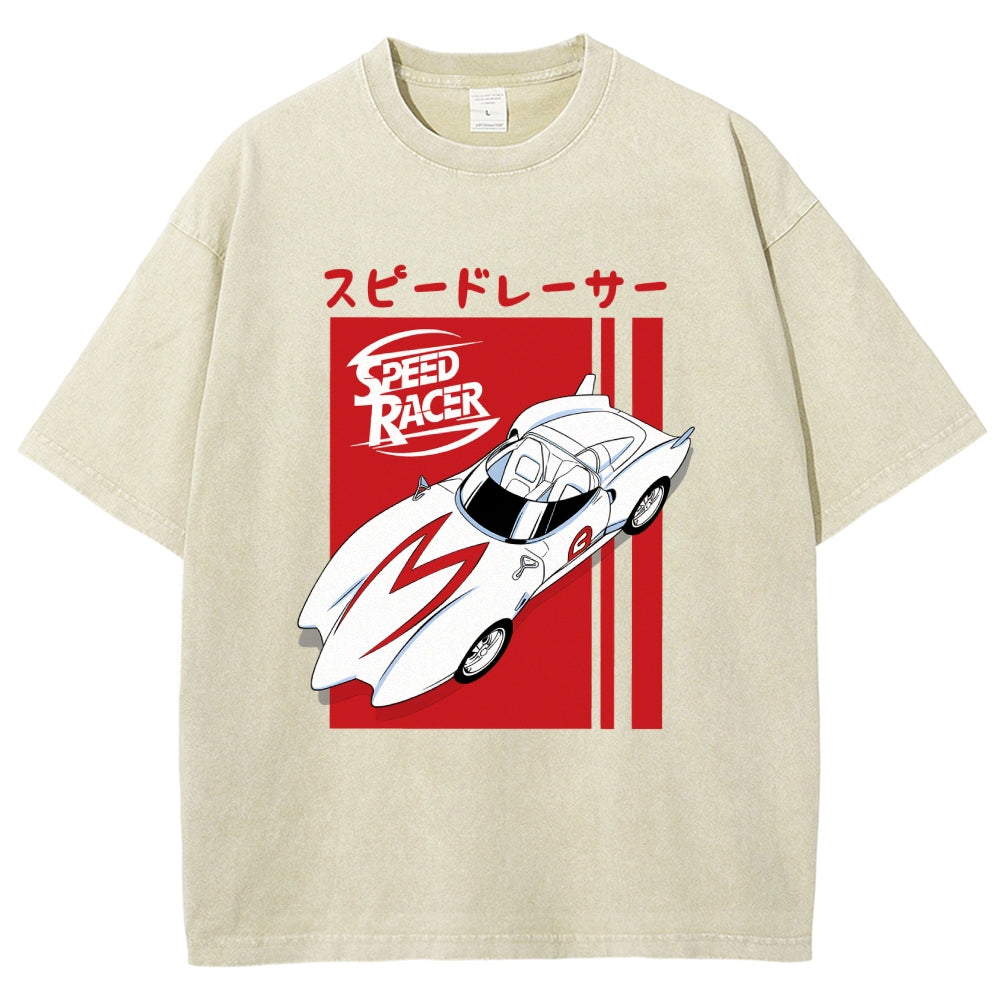 Speed Racer Vintage Japanese Washed T-Shirt