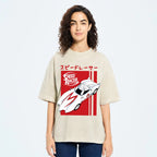 Speed Racer Vintage Japanese Washed T-Shirt