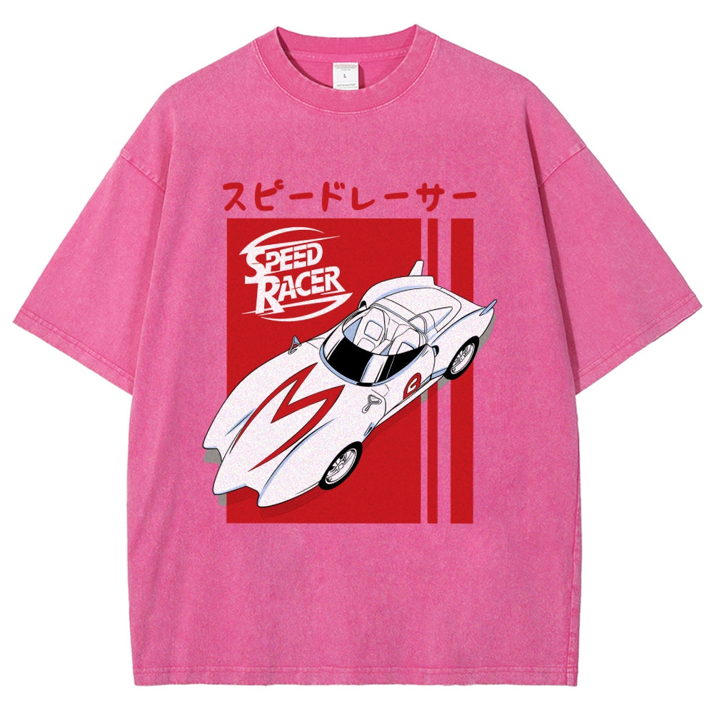 Speed Racer Vintage Japanese Washed T-Shirt