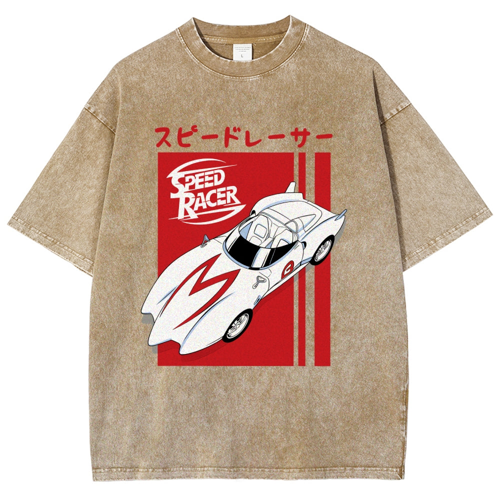 Speed Racer Vintage Japanese Washed T-Shirt