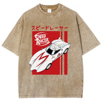 Speed Racer Vintage Japanese Washed T-Shirt