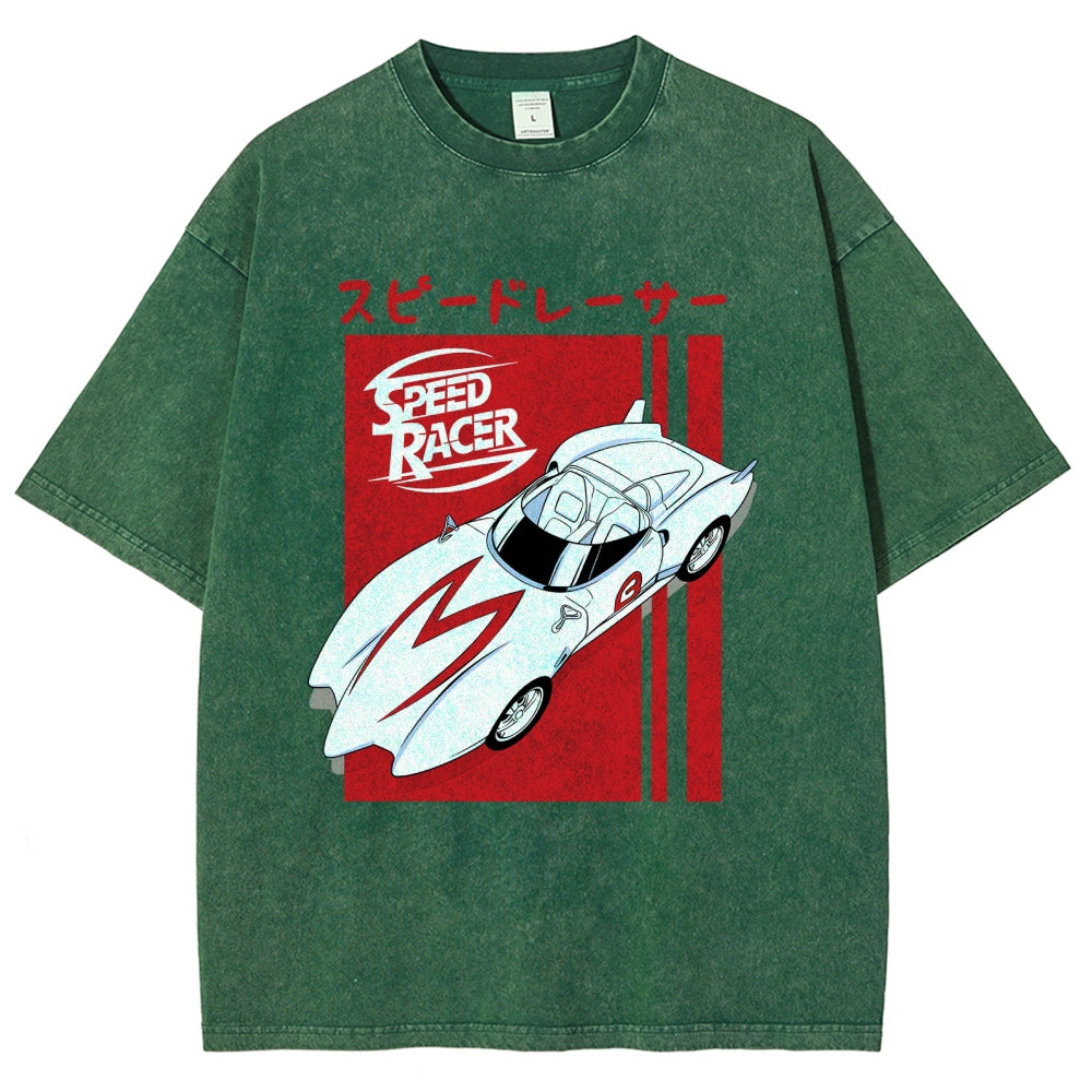 Speed Racer Vintage Japanese Washed T-Shirt