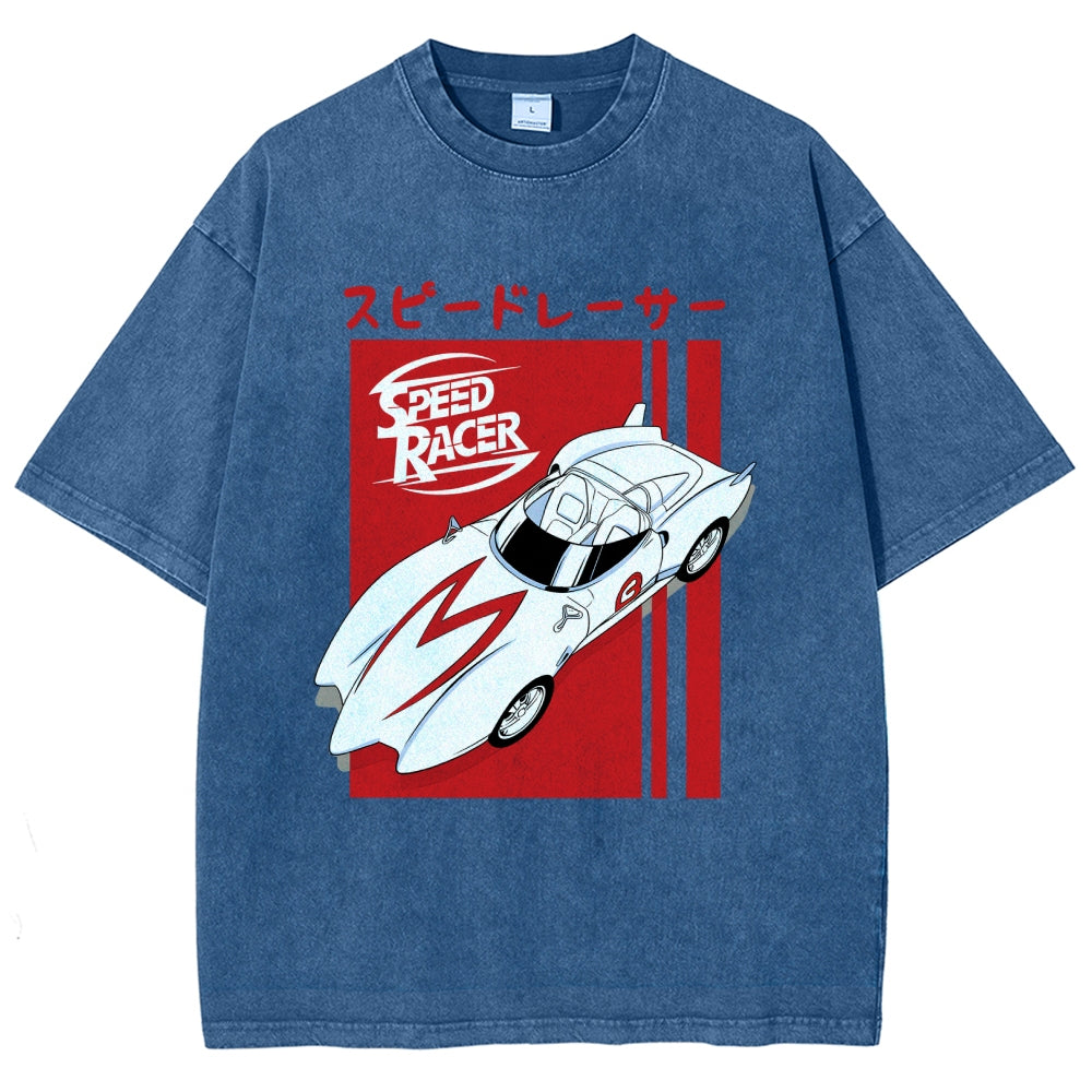 Speed Racer Vintage Japanese Washed T-Shirt