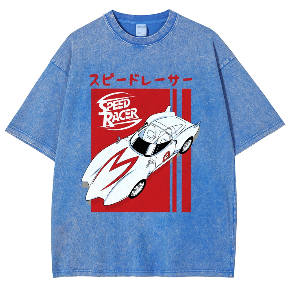 Speed Racer Vintage Japanese Washed T-Shirt