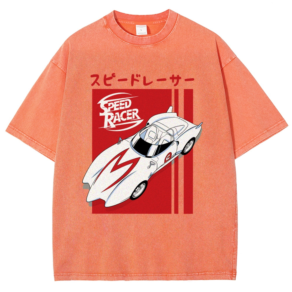 Speed Racer Vintage Japanese Washed T-Shirt