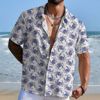 Crabs Catch The Waves Hawaiian Shirt