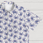 Crabs Catch The Waves Hawaiian Shirt