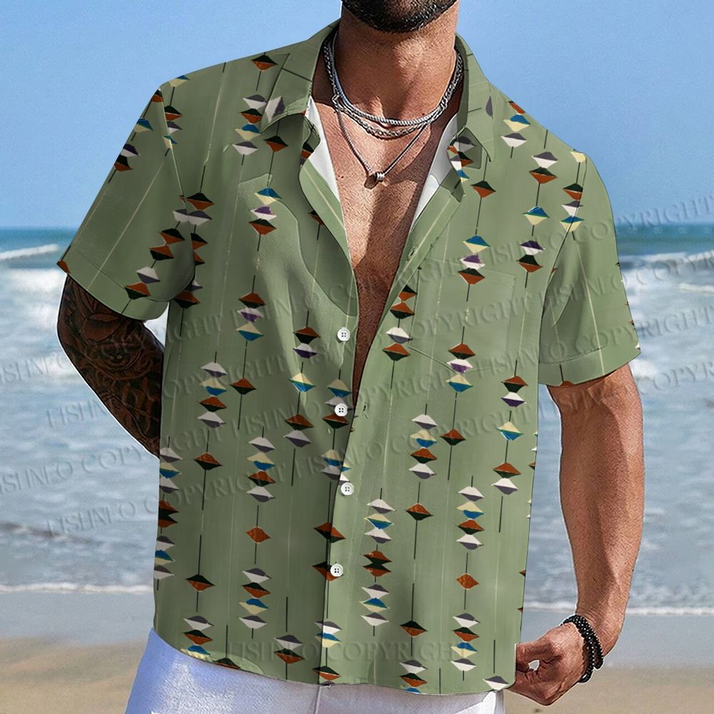 Furuya Korin Printed Hawaiian Shirt