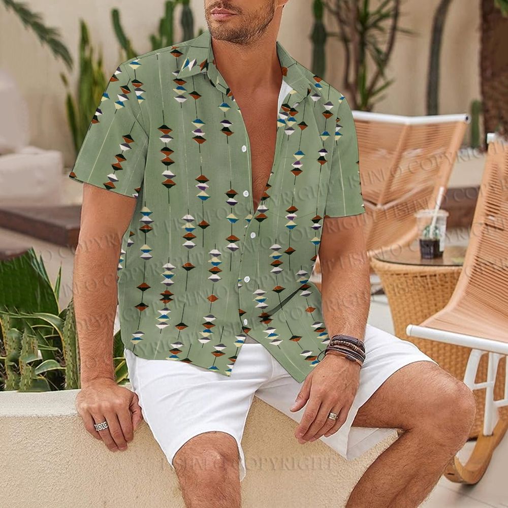 Furuya Korin Printed Hawaiian Shirt