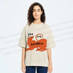 Unisex Panther You Have Changed Printed Washed Tee