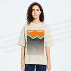 Unisex Bauhaus Wave Exhibition Printed Washed Tee