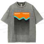 Unisex Bauhaus Wave Exhibition Printed Washed Tee