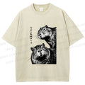 Unisex Capybara Surveillance Squad Printed Washed Tee