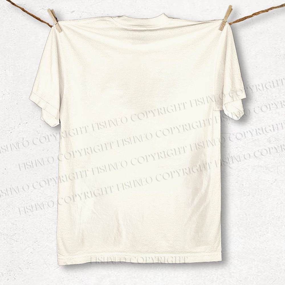 Unisex Vintage Octopus Printed Classic T-shirt