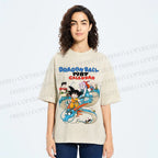 Unisex Dragon Ball Printed Washed Tee