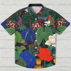 Dream Garden Printed Hawaiian Shirt