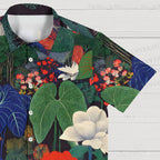 Dream Garden Printed Hawaiian Shirt