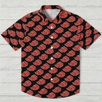 Red Cloud Printed Hawaiian Shirt