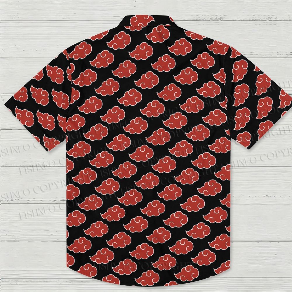 Red Cloud Printed Hawaiian Shirt