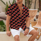 Red Cloud Printed Hawaiian Shirt