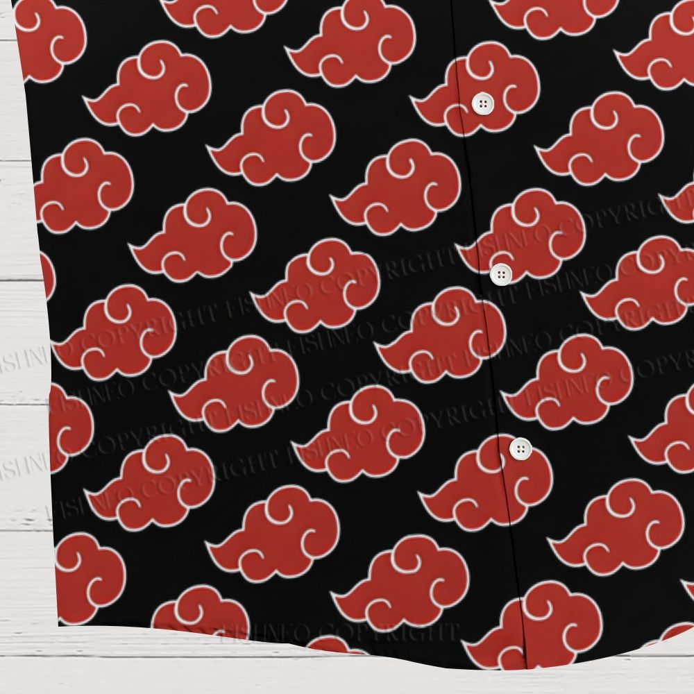 Red Cloud Printed Hawaiian Shirt