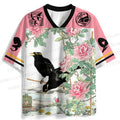 Vintage Black Birds Jersey Shirts