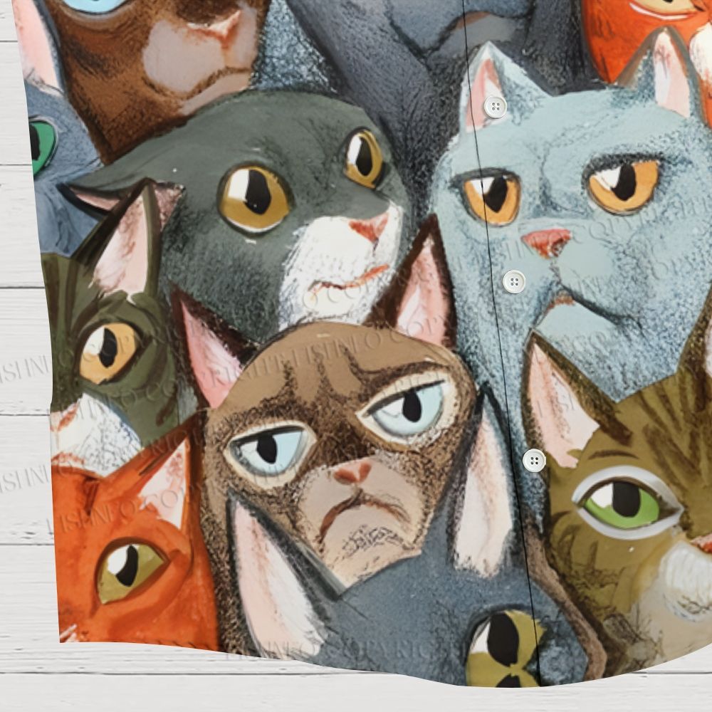 All Kinds of Cats Hawaiian Shirt